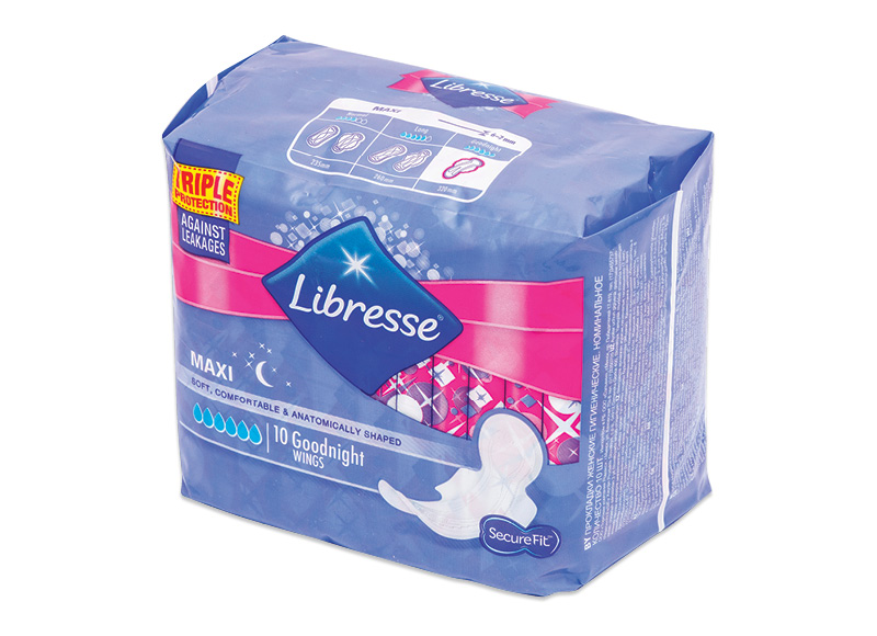 Paketai LIBRESSE MAXI GOODNIGHT
			, 
				 10 vnt., 0,14 Eur/vnt. Ir IKI EXPRESS