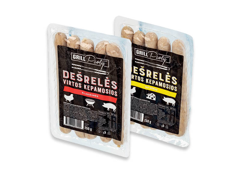 GRILL PARTY virtos kepamosios dešrelės
			, 
				 250 g, 2 rūšių, 7,96 Eur/kg