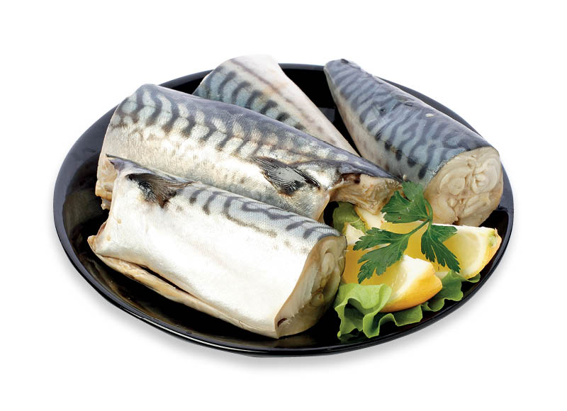 Silpnai sūdytos atlantinės skumbrės gabaliukai RUSNĖS ŽUVIS
			, 
				 (sveriamoje vitrinoje), 1 kg. A lygio parduotuvėse