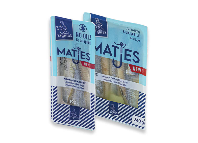 Silkių filė ZIGMAS MATJES
			, 
				 190 g, 240 g, 2 rūšių. Ir IKI EXPRESS