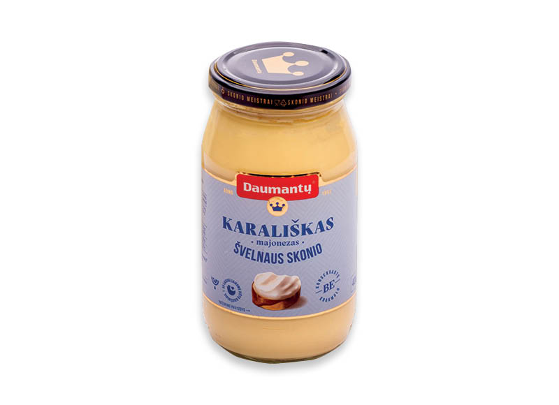DAUMANTŲ KARALIŠKAS švelnaus skonio majonezas
,
400 g, 6,23 Eur/kg. A lygio parduotuvėse DAUMANTŲ KARALIŠKAS švelnaus skonio majonezas
,
400 g, 6,23 Eur/kg. A lygio parduotuvėse