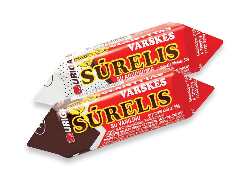 Glaistytas varškės sūrelis URIGA
			, 
				 50 g, 2 rūšių, 13,00 Eur/kg. Ir IKI EXPRESS