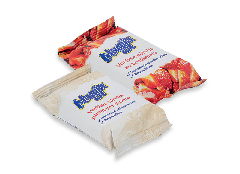 Varškės sūrelis MAGIJA
			, 
				 100 g, 4 rūšių, 7,90 Eur/kg. A lygio parduotuvėse