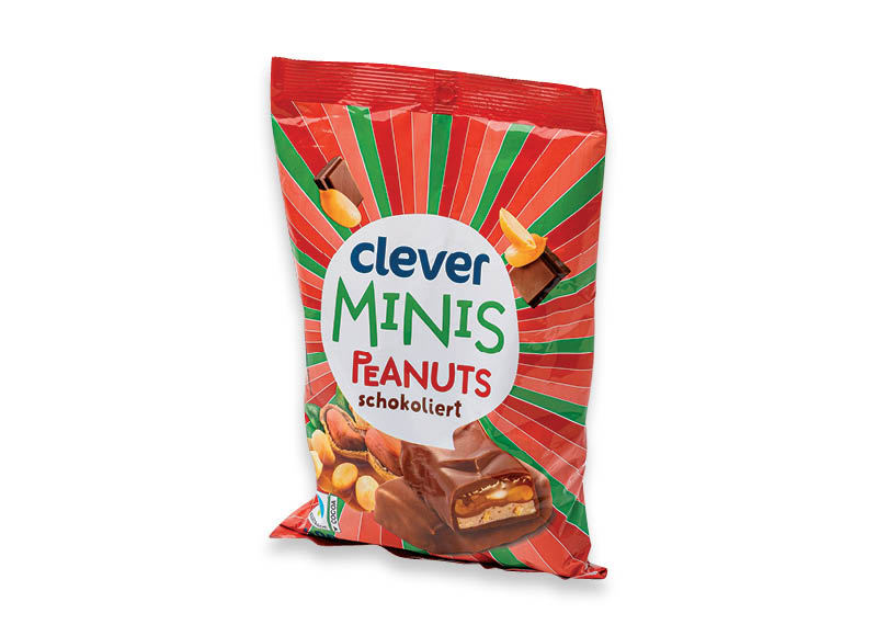 CLEVER saldainiai MINI PEANUTS
,
400 g, 6,63 Eur/kg. A lygio parduotuvėse CLEVER saldainiai MINI PEANUTS
,
400 g, 6,63 Eur/kg. A lygio parduotuvėse