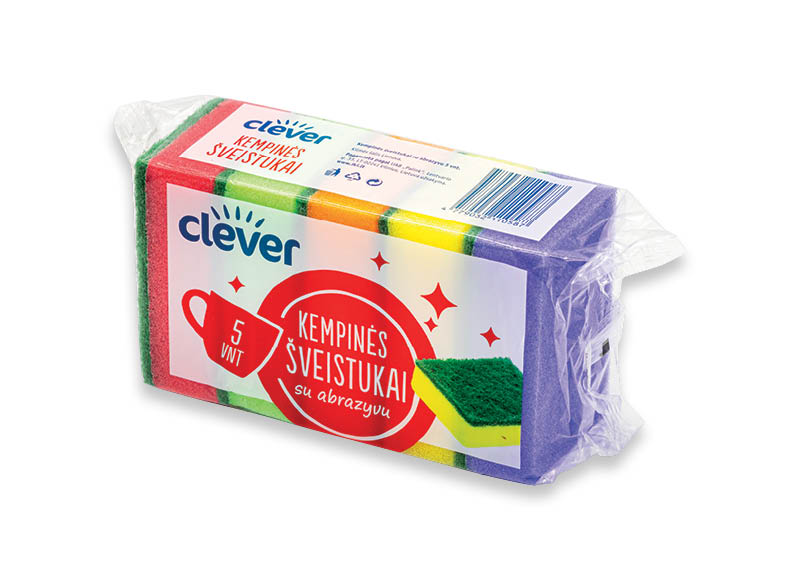 CLEVER kempinės šveistukai su abrazyvu
,
5 vnt., 0,18 Eur/vnt. CLEVER kempinės šveistukai su abrazyvu
,
5 vnt., 0,18 Eur/vnt.
