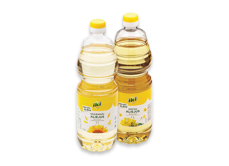 IKI rapsų, saulėgrąžų aliejus
,
1 l, 2 rūšių IKI rapsų, saulėgrąžų aliejus
,
1 l, 2 rūšių