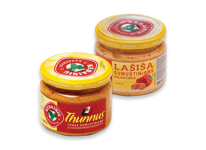 KĖDAINIŲ užtepėlėms
,
280 g, 6 rūšių. A lygio parduotuvėse KĖDAINIŲ užtepėlėms
,
280 g, 6 rūšių. A lygio parduotuvėse