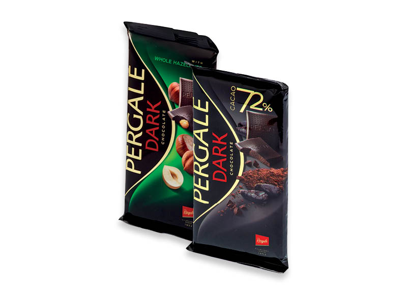 Šokolado plytelės PERGALĖ
			, 
				 93 g, 100 g, 4 rūšių. Ir IKI EXPRESS