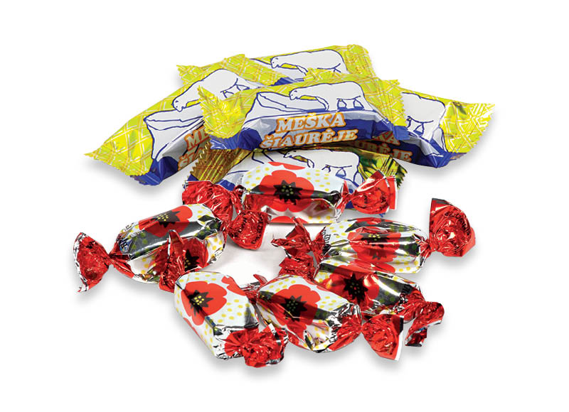 Sveriami saldainiai RAUDONOJI AGUONA ir MEŠKA ŠIAURĖJE
			, 
				 1 kg, 2 rūšių. A lygio parduotuvėse