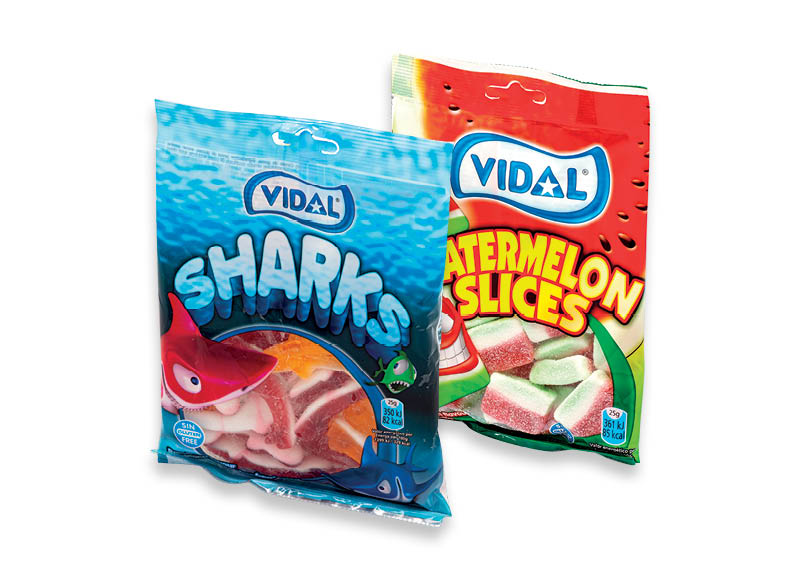 Guminukai VIDAL
			, 
				 100 g, 5 rūšių, 9,90 Eur/kg. Ir IKI EXPRESS