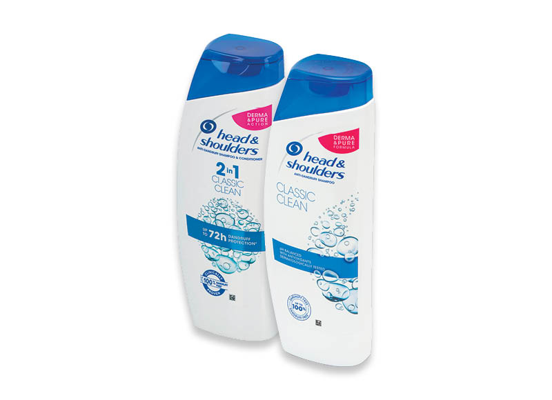 Šampūnui HEAD & SHOULDERS
			, 
				 Įvairių rūšių