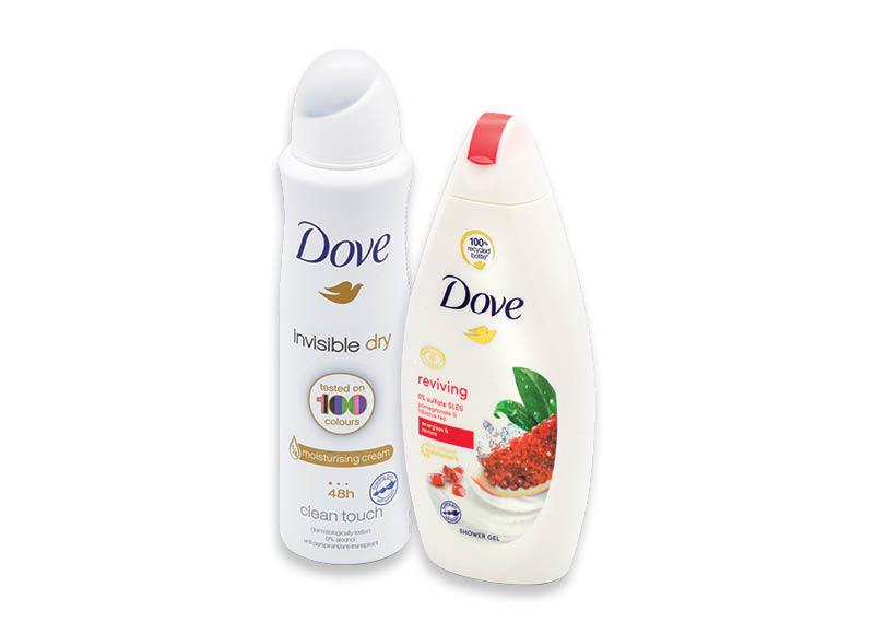 Kosmetikai DOVE
			, 
				 Įvairių rūšių