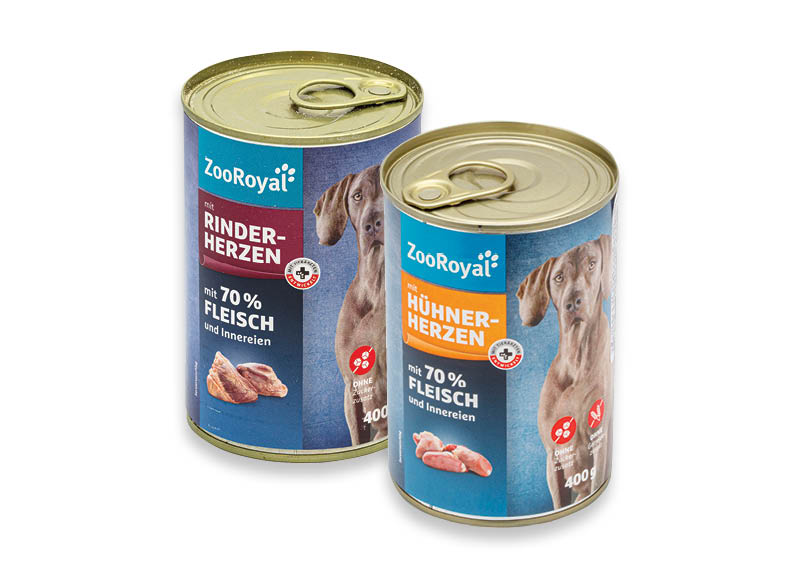 ZOOROYAL visavertis ėdalas šunims
			, 
				 400 g, 2 rūšių, 4,98 Eur/kg