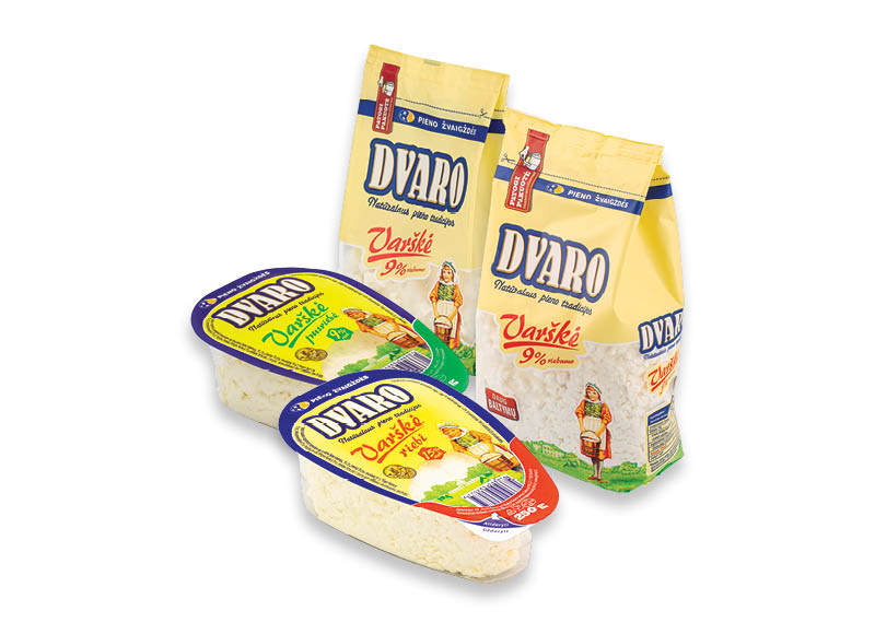 DVARO varškei
			, 
				 250 g, 400 g, 1 kg 4 rūšių
