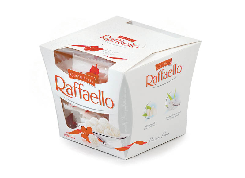 Saldainiai RAFFAELLO
			, 
				 150 g, 14,60 Eur/kg