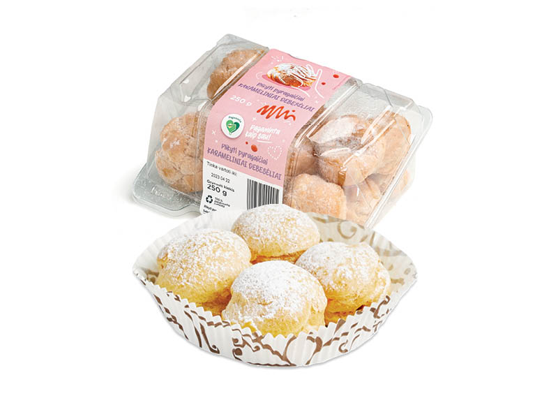 Plikyti pyragaičiai KARAMELINIAI DEBESĖLIAI
			, 
				 250 g, 9,96 Eur/kg. A lygio parduotuvėse. Ir IKI EXPRESS