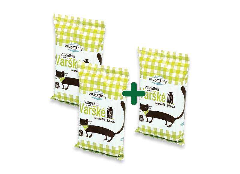 VILKYŠKIŲ varškė
,
180 g, 9 % rieb., 1,19 Eur/vnt. Ir IKI EXPRESS VILKYŠKIŲ varškė
,
180 g, 9 % rieb., 1,19 Eur/vnt. Ir IKI EXPRESS