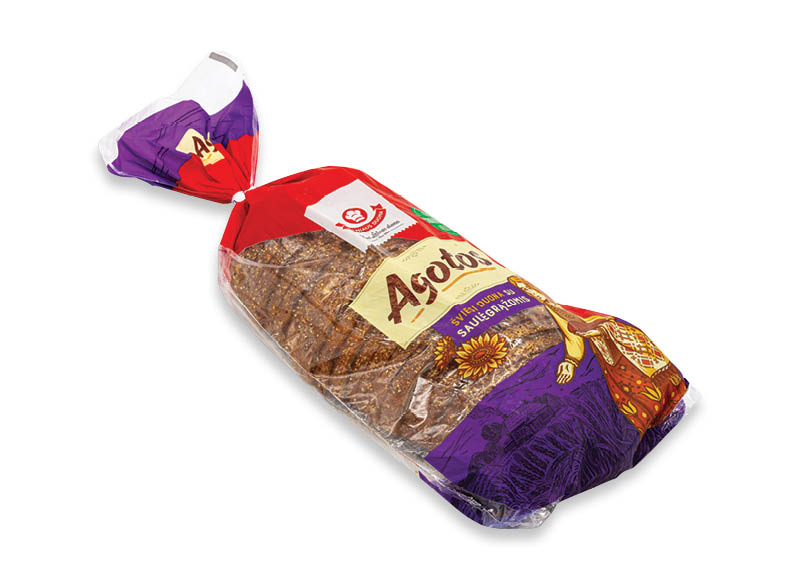 Šviesi AGOTOS duona su saulėgrąžomis
			, 
				 700 g, 2,13 Eur/kg