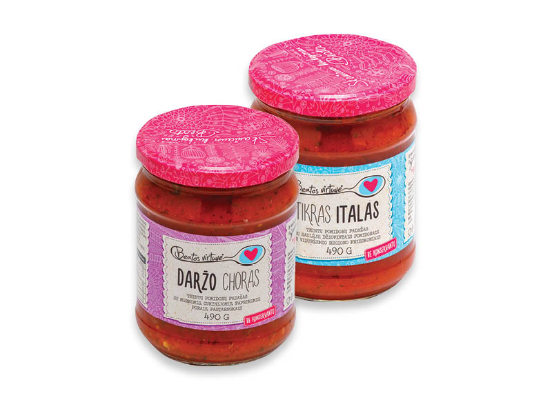 Pomidorų padažams BEATOS VIRTUVĖ
			, 
				 490 g, 500 g, 3 rūšių. A lygio parduotuvėse