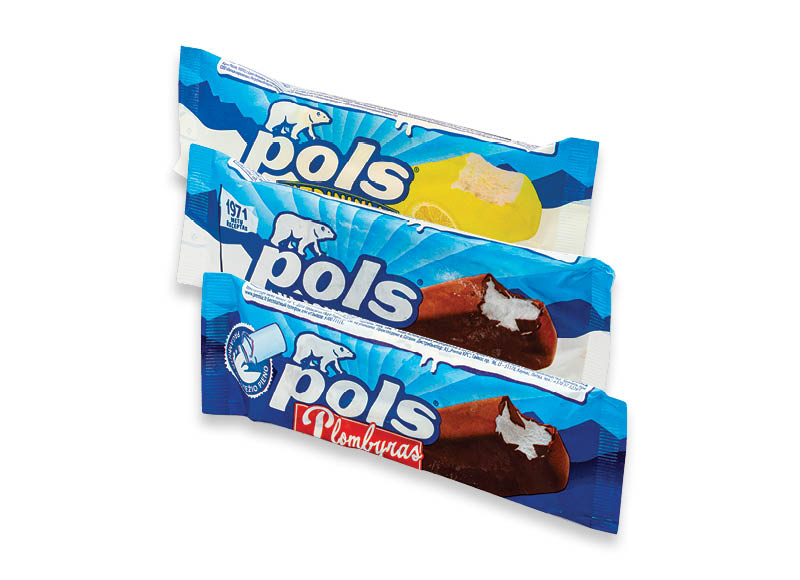 Valgomieji ledai POLS ant pagaliuko
			, 
				 120 ml, 7 rūšių, 5,75 Eur/l. Ir IKI EXPRESS