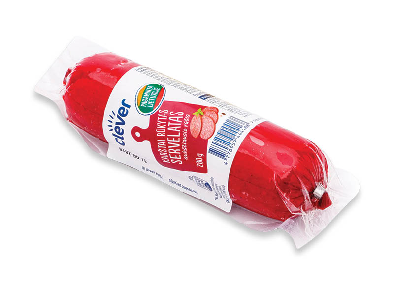 CLEVER karštai rūkytas servelatas
,
280 g, a. r., 5,32 Eur/kg CLEVER karštai rūkytas servelatas
,
280 g, a. r., 5,32 Eur/kg