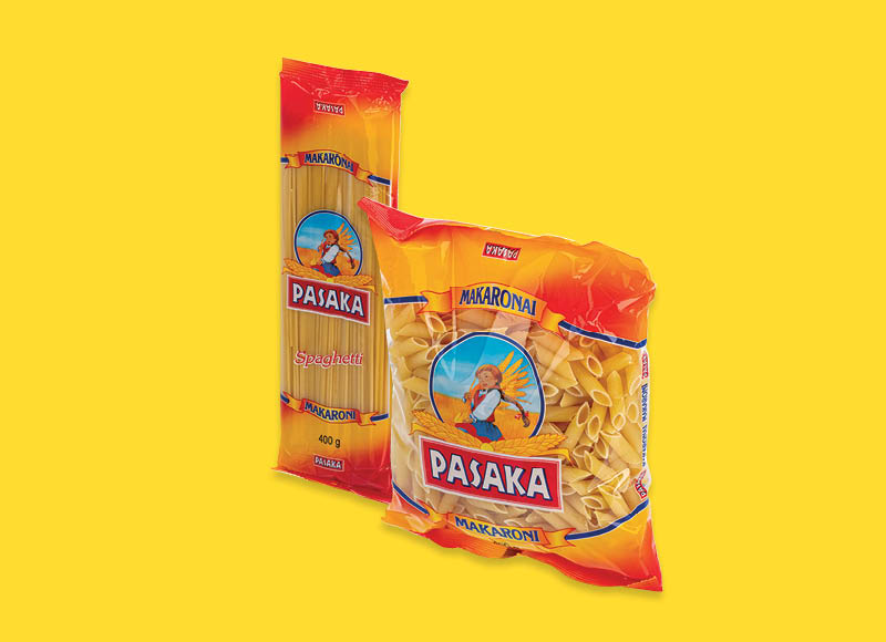 Makaronai PASAKA
			, 
				 400 g, 5 rūšių, 1,63 Eur/kg