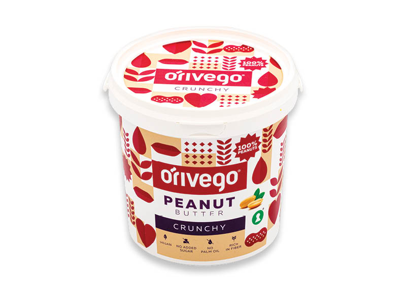 Traškus žemės riešutų kremas ORIVEGO
			, 
				 1 kg. A lygio parduotuvėse