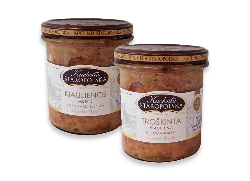 Mėsos konservai KUCHNIA STAROPOLSKA
			, 
				 300 g, 2 rūšių, 5,63 Eur/kg