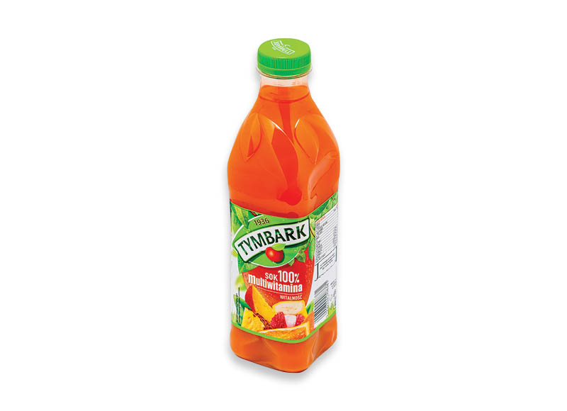 Įvairių vaisių sultys TYMBARK
			, 
				 1 l, (taros užstato vertė į gėrimo kainą neįskaičiuota). Ir IKI EXPRESS