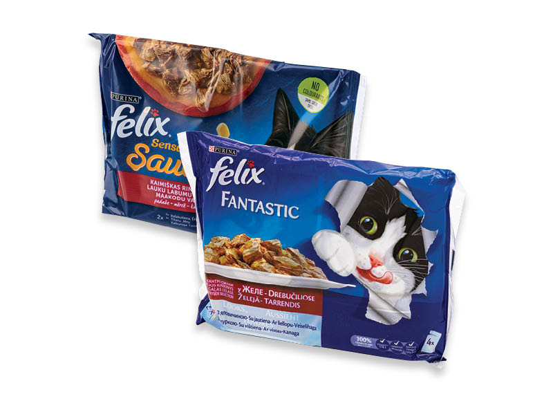 Kačių ėdalas FELIX
,
320 g, 340 g, 6 rūšių Kačių ėdalas FELIX
,
320 g, 340 g, 6 rūšių