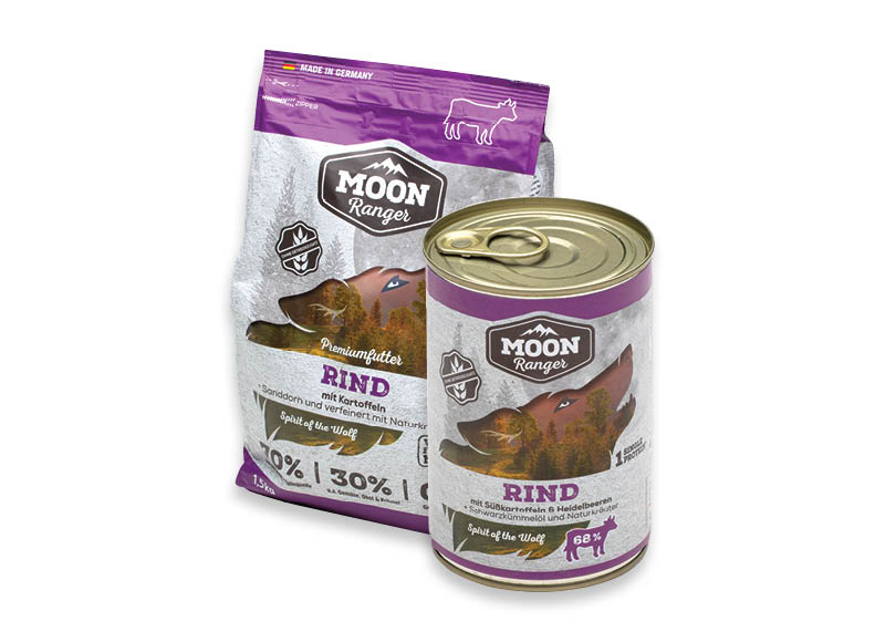 Šunų ėdalui MOON RANGER
			, 
				 400 g, 800 g, 1,5 kg, 4 kg, 8 rūšių. A lygio parduotuvėse