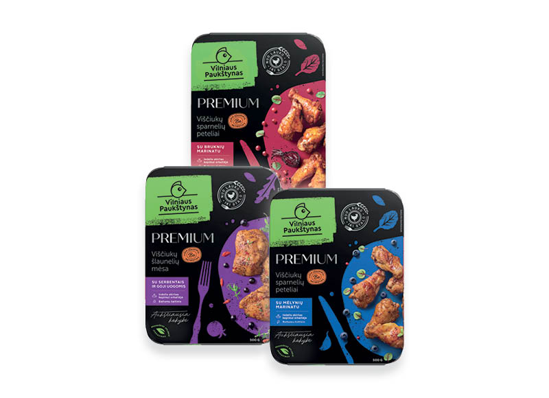 Marinuotiems vištienos gaminiams PREMIUM
,
400 g, 500 g, 5 rūšių. A lygio parduotuvėse. Ir IKI EXPRESS Marinuotiems vištienos gaminiams PREMIUM
,
400 g, 500 g, 5 rūšių. A lygio parduotuvėse. Ir IKI EXPRESS