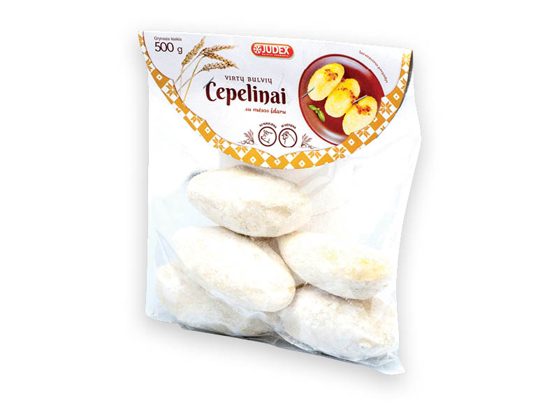 Virtų bulvių cepelinai JUDEX su mėsos įdaru
			, 
				 500 g, 2,90 Eur/kg. Ir IKI EXPRESS