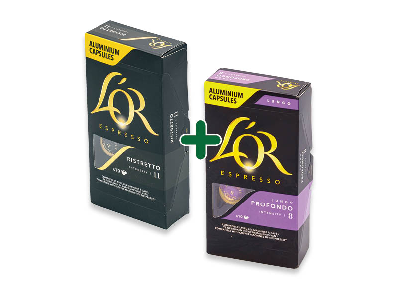 Maltos kavos kapsulės L’OR (Ristretto, Forza, Profondo, Mattinata)
			, 
				 4 rūšių, 4,99 Eur/vnt. Ir IKI EXPRESS