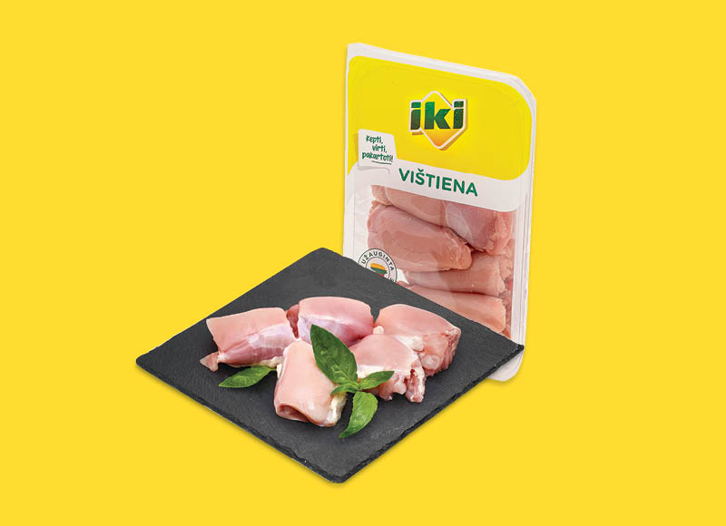 IKI šviežia viščiukų broilerių šlaunelių mėsa
,
(užauginta be antibiotikų) 500 g, 5,38 Eur/kg IKI šviežia viščiukų broilerių šlaunelių mėsa
,
(užauginta be antibiotikų) 500 g, 5,38 Eur/kg