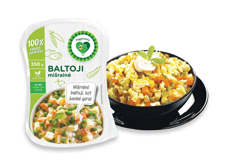 PAGAMINTA IKI BALTOJI mišrainė
			, 
				 350 g, 5,11 Eur/kg. Ir IKI EXPRESS