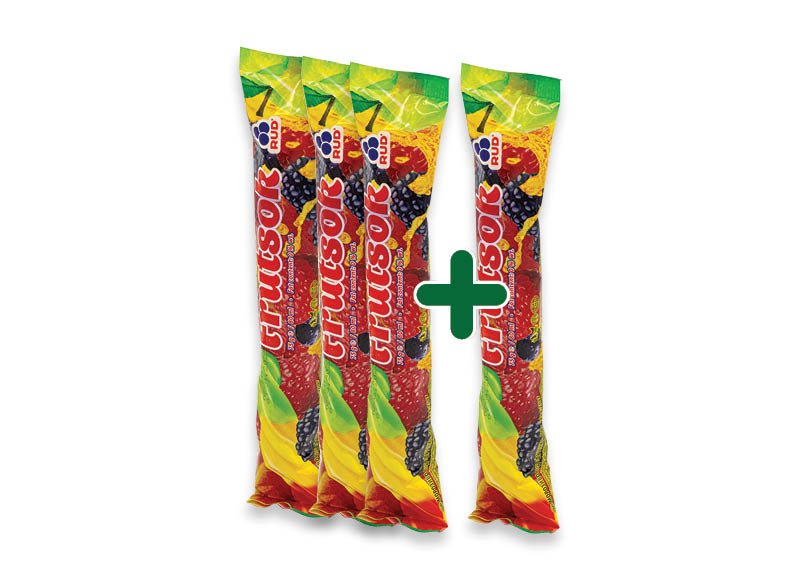 Vaisių skonio valgomieji ledai FRUITSOK
			, 
				 80 ml, 0,99 Eur/vnt. A lygio parduotuvėse