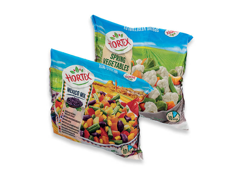 Šaldytai produkcijai HORTEX
			, 
				 400 g, 450 g 8 rūšių. Ir IKI EXPRESS