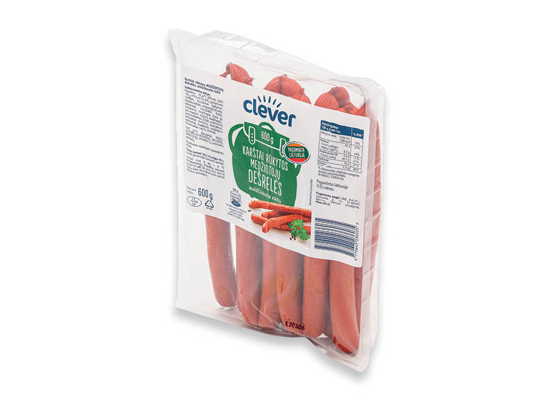 CLEVER karštai rūkytos MEDŽIOTOJŲ dešrelės
,
600 g, a. r., 4,75 Eur/kg CLEVER karštai rūkytos MEDŽIOTOJŲ dešrelės
,
600 g, a. r., 4,75 Eur/kg