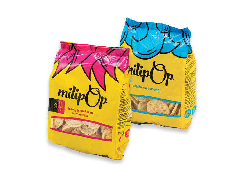 USTUKIŲ MALŪNO MINI trapučiams
			, 
				 70 g, 4 rūšių