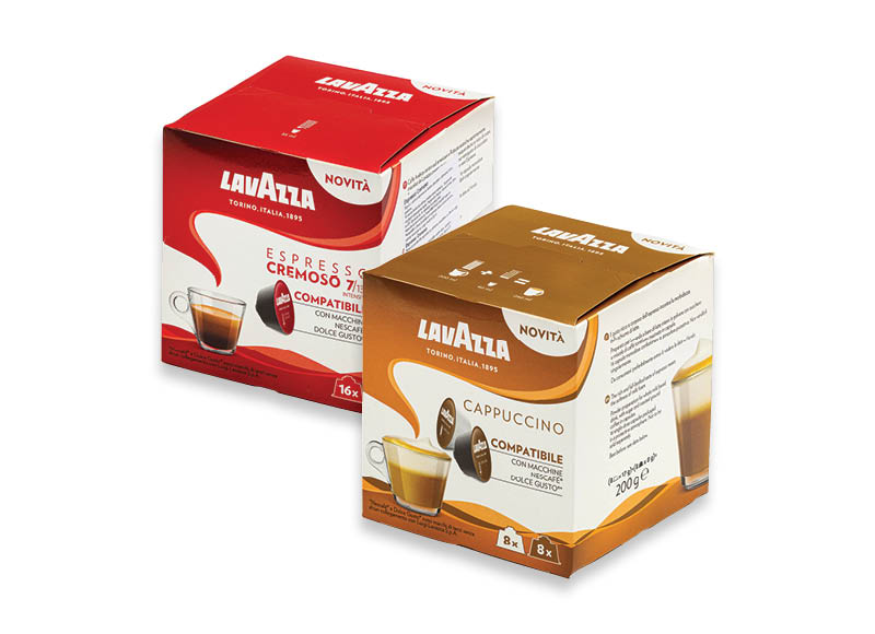 Kavos kapsulės LAVAZZA (Dolce gusto tipo)
			, 
				 128 g, 200 g, 4 rūšių. A lygio parduotuvėse. Ir IKI EXPRESS
