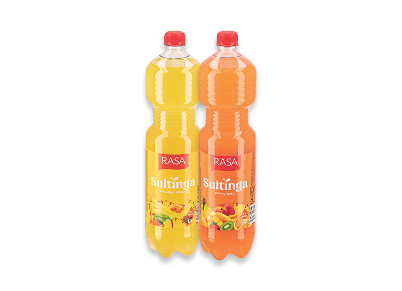 Gaivusis gėrimas RASA SULTINGA
,
1,5 l, 2 rūšių, 0,66 Eur/l (taros užstato vertė į gėrimo kainą neįskaičiuota) Gaivusis gėrimas RASA SULTINGA
,
1,5 l, 2 rūšių, 0,66 Eur/l (taros užstato vertė į gėrimo kainą neįskaičiuota)