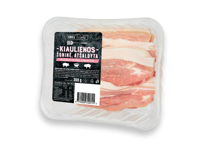 GRILL PARTY pjaustyta kiaulienos šoninė
			, 
				 300g, 6,63 Eur/kg. A lygio parduotuvėse