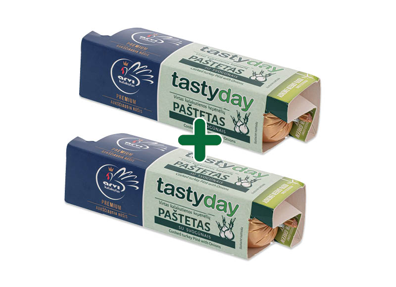 Virtas kalakutienos paštetas su svogūnais
			, 
				 150 g, 1,99 Eur/vnt. A lygio parduotuvėse