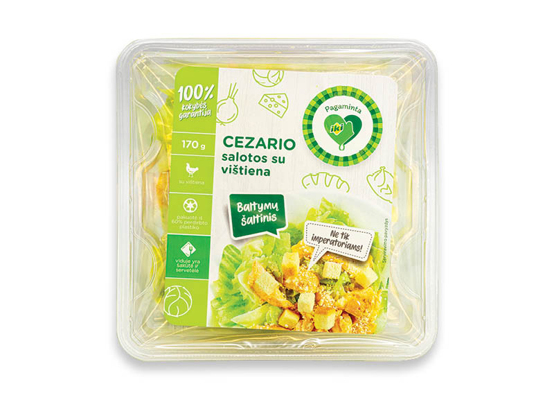 PAGAMINTA IKI CEZARIO salotos
			, 
				 170 g, 15,82 Eur/kg. Ir IKI EXPRESS