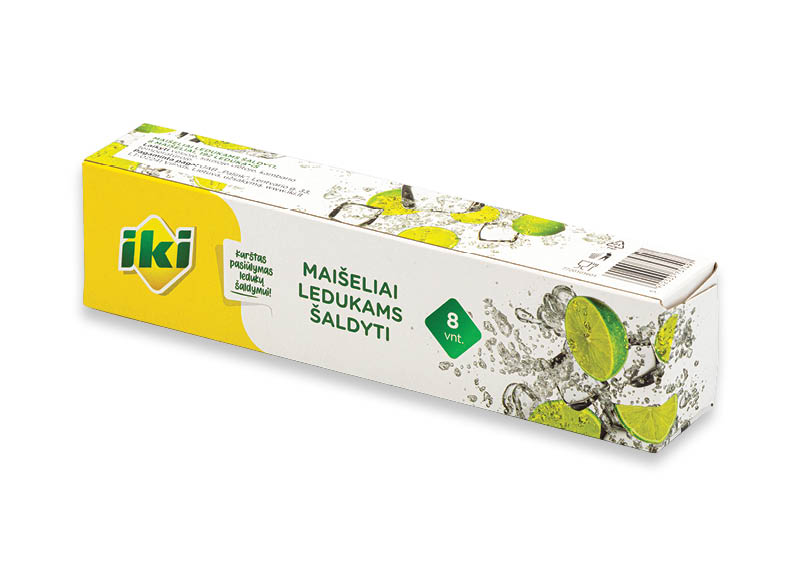 IKI maišeliai ledukams šaldyti
,
192 kubel., 8 vnt., 0,09 Eur/vnt. A lygio parduotuvėse IKI maišeliai ledukams šaldyti
,
192 kubel., 8 vnt., 0,09 Eur/vnt. A lygio parduotuvėse