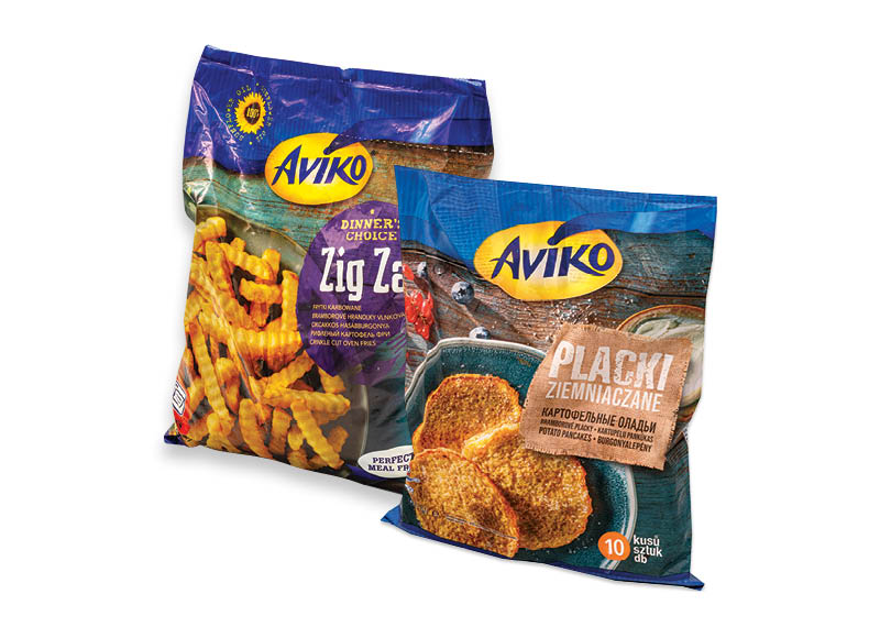 Šaldytoms gruzdintoms bulvytėms ir blynams AVIKO
			, 
				 375 g, 400 g, 8 rūšių. Ir IKI EXPRESS
