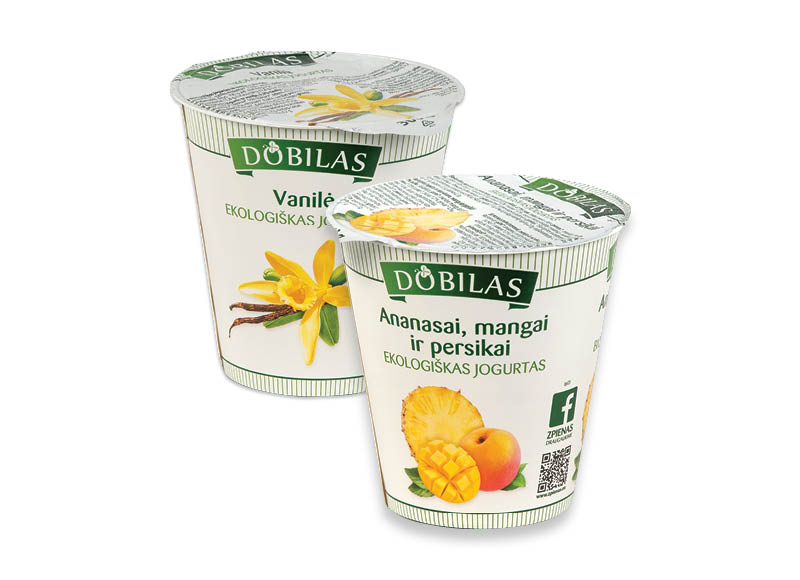 Ekologiškas jogurtas DOBILAS
			, 
				 300 g, 4 rūšių , 5,30 Eur/kg. A lygio parduotuvėse