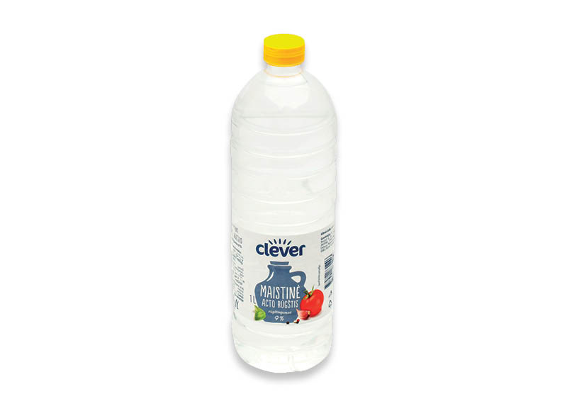 CLEVER maistinė acto rūgštis
,
1 l, 9 % CLEVER maistinė acto rūgštis
,
1 l, 9 %