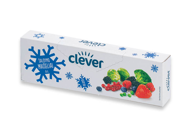CLEVER maišeliai su užspaudimu produktų šaldymui
,
10 x 3 l, 0,11 Eur/vnt. CLEVER maišeliai su užspaudimu produktų šaldymui
,
10 x 3 l, 0,11 Eur/vnt.
